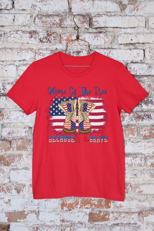 Home of the Free Crewneck Tee