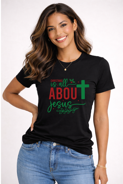 About Jesus Crewneck Tee