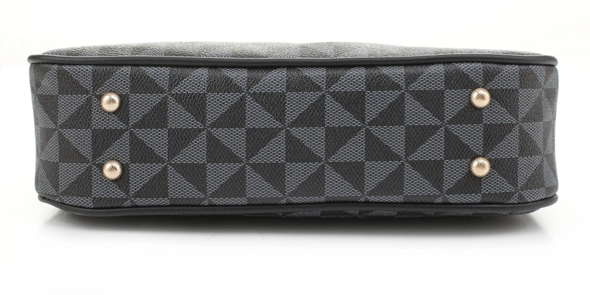 Geometric Monogram Designer Bag with matching Wallet