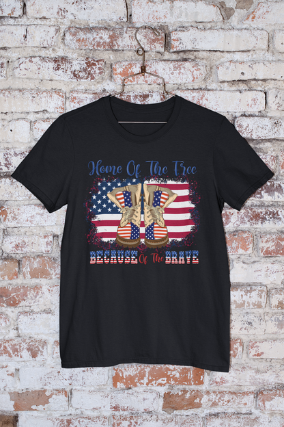 Home of the Free Crewneck Tee